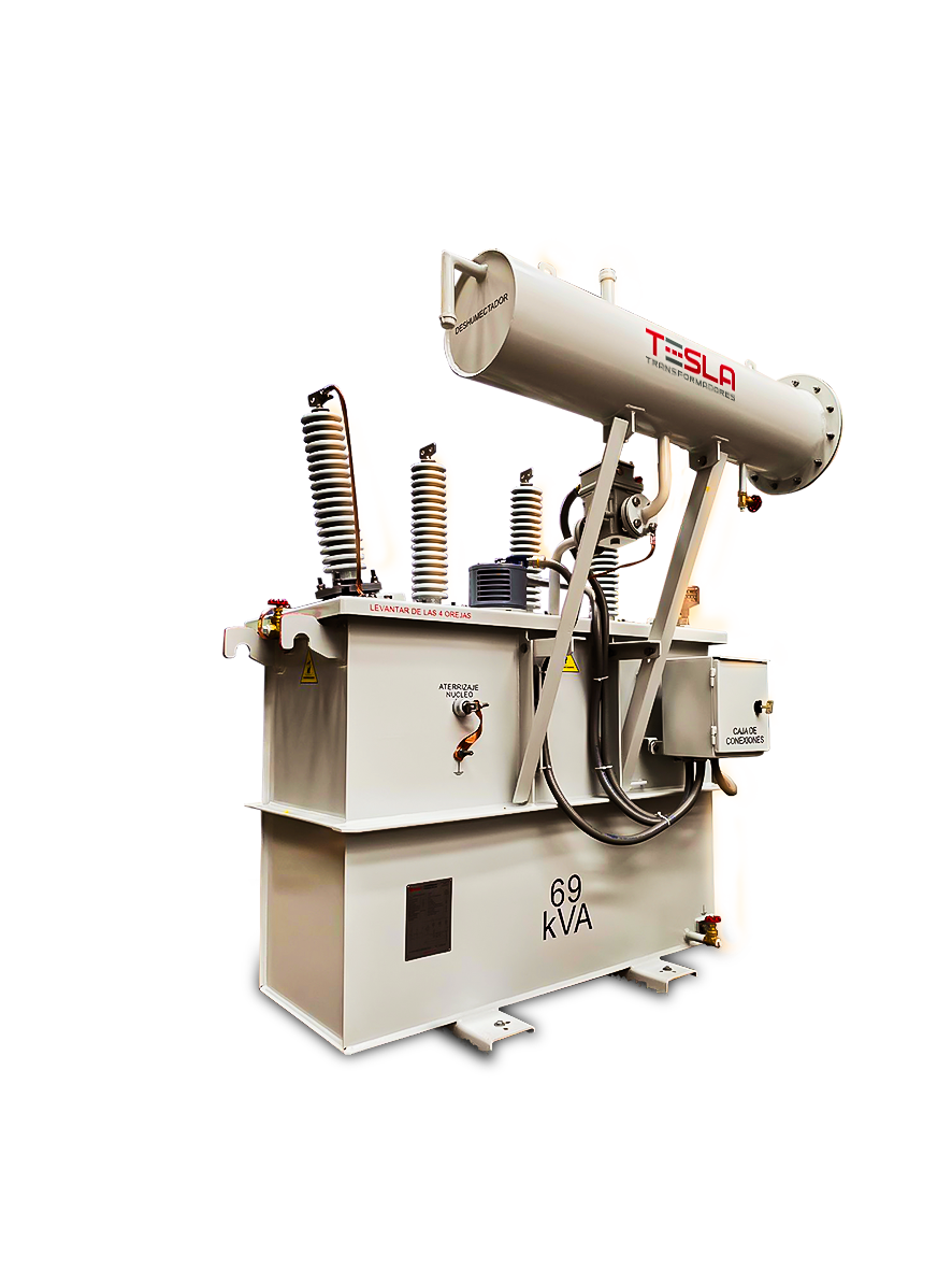 Transformador de puesta a tierra tipo zig zag P.C 69 kVA- P.F 2300 kVA C.F 200 A T-F 10 seg serie 36 - 1.2 kV
