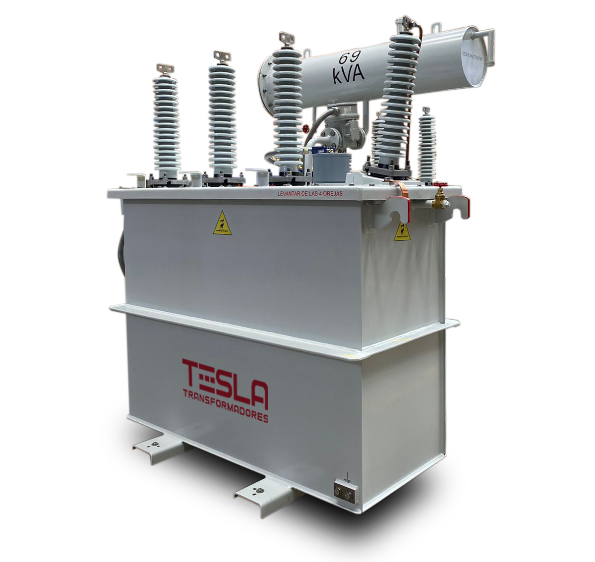 Transformador de puesta a tierra tipo zig zag P.C 69 kVA- P.F 2300 kVA C.F 200 A T-F 10 seg serie 36 - 1.2 kV-2