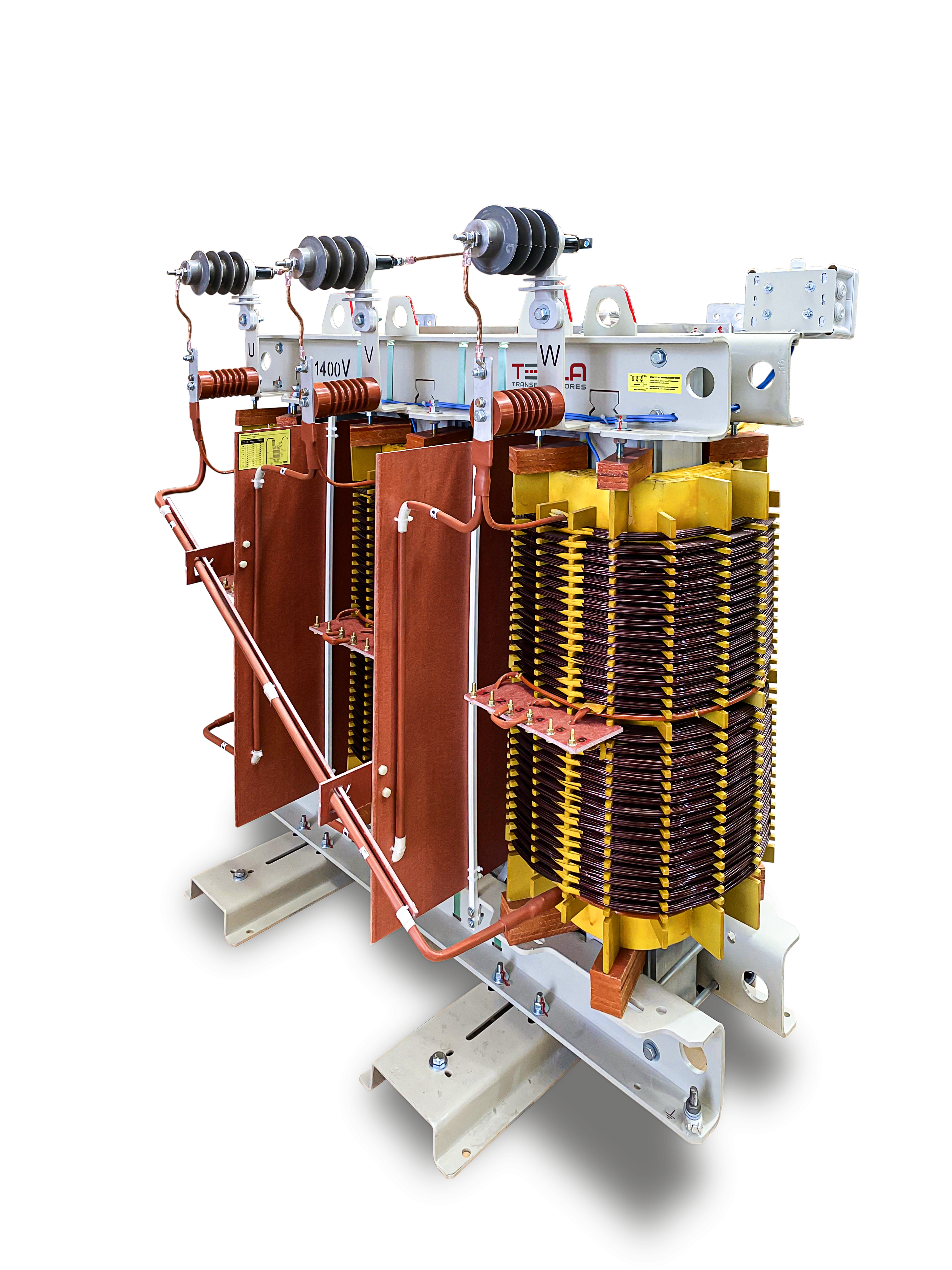 transformador tipo seco abierto clase H 400 KVA serie 15-1.1 kV