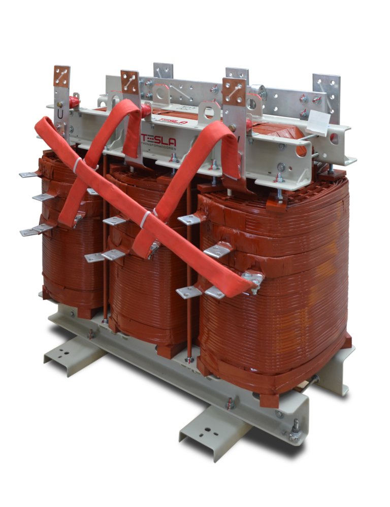 transformador tipo seco abierto clase H 500 kVA serie 1.1-1.1 kV-2